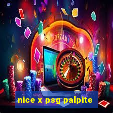 nice x psg palpite